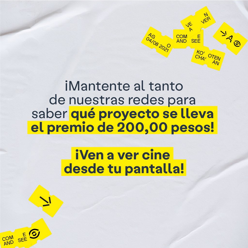 VivoEnTulumMX's tweet photo. 🎥 ¡Mantente al tanto de las redes del @fictumx para conocer el proyecto que se llevará el premio de $ 200,000 mxn!
#Tulum #RivieraMaya #CaribeMexicano #FICTU2021 #FICTUTulum #cine #CineTulum #filmfestival #qroo https://t.co/NVcM1lhSo3