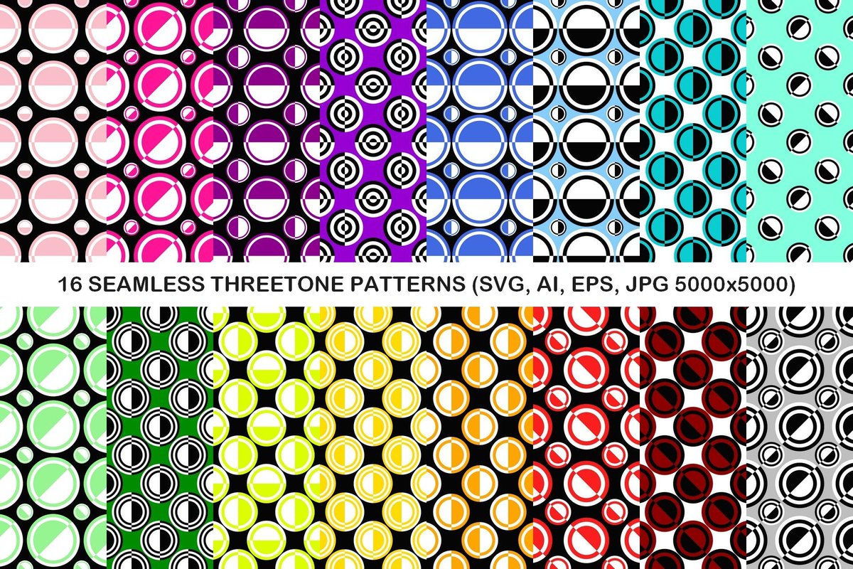 DavidZydd's tweet image. 16 Seamless ThreeTone Circle Patterns designbundles.net/davidzydd/3179…  #circlepattern #GeometricalPatterns #PremiumVectorBackgrounds #PremiumVectorGraphics #PremiumVectorPatterns #geometric #PatternSets #PatternBundles #BackgroundBundle #PatternSale #CheapVectorPattern