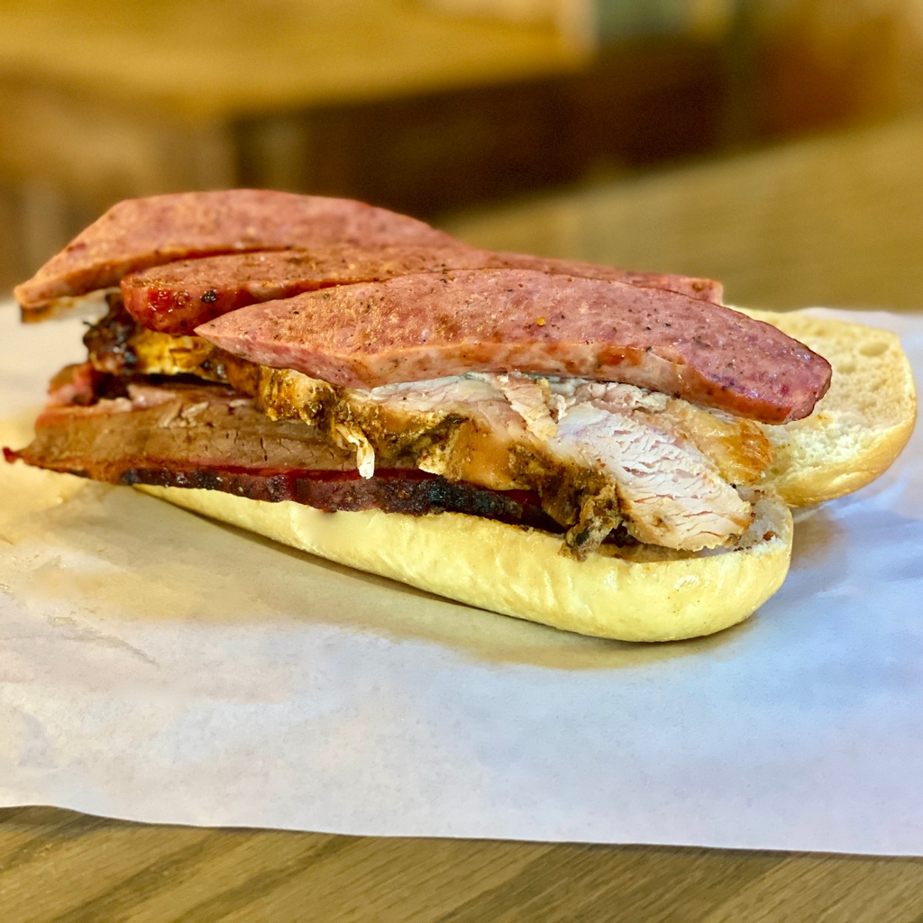 August is National Sandwich Month and boy, do we have plenty of ways to celebrate! 😋 Choose from one of our loaded signature sandwiches and join us in celebrating all month long. 
     
🥪 : Sam Houston Sandwich