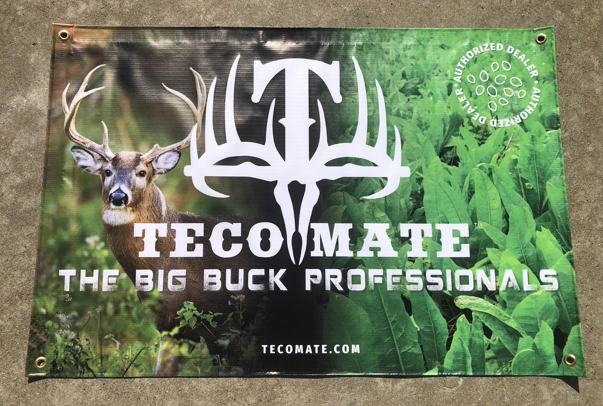 HilgenholdLane's tweet photo. Check out the new banners going out to our authorized dealers. If you want to become an Tecomate Dealer or just get your hands on quality wildlife food plot seed, shoot me a message and I can get you set up.🦌#foodplots #tecomate #hunting https://t.co/lsyfdkwP84