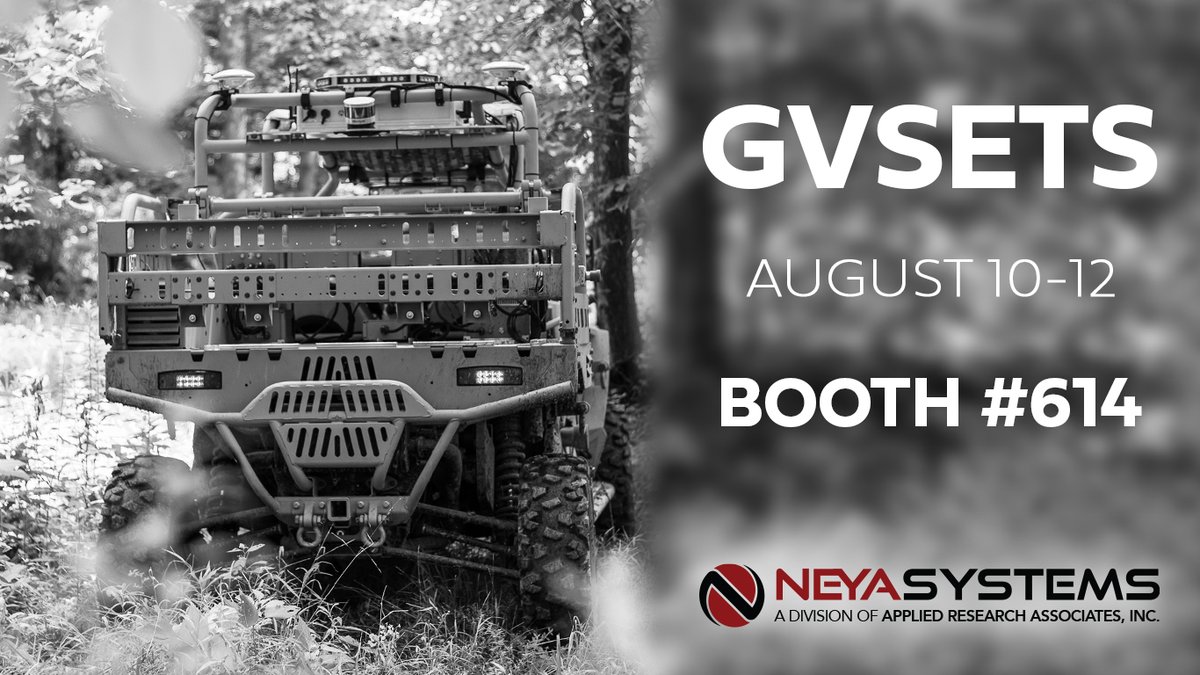 NeyaSystems's tweet photo. Will we see you at @NDIAToday #GVSETS21 next week? Stop by booth 614 to say hello and make sure you don't miss our presentation on Tuesday that focuses on fast LIDAR vegetation response modeling in simulation!
#offroadautonomy #simulation #robotics https://t.co/KBMr00xuK1