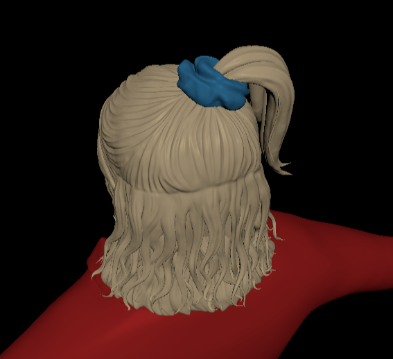 Sophiavideogame's tweet image. Take a look at Pearl’s model, our character that lives in the 90's, this is the high poly that  we will be using just like the previous character to make bake with our lowpoly. 
#indiegame #indiedev #gamedev #indiedeveloper #nostalgia