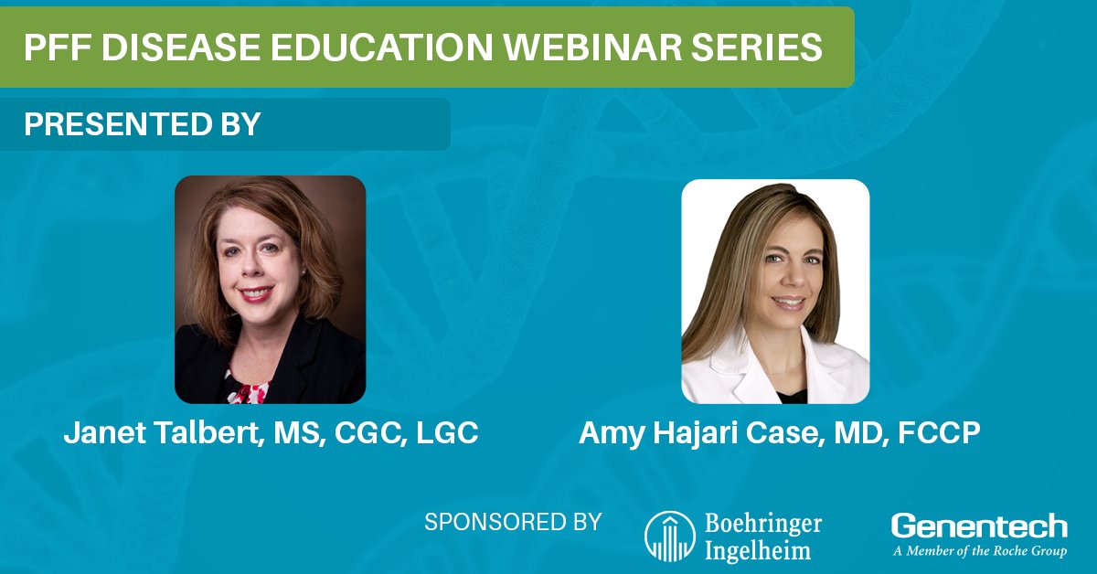 PFFORG's tweet photo. Our next webinar will be held on August 25 at noon central. This month, we'll be joined by Genetic Counselor, Janet Talbert, who will talk to us about genes associated with PF, considerations of genetic testing, and overall guidance about testing. 
💻 https://t.co/9sy2B1T2Mp https://t.co/WwdUSOu4E4