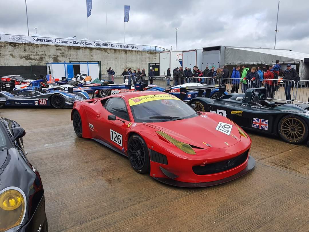 chassissetup's tweet photo. Running this at Silverstone Classic
#allsquare #chassissetup #wrapnride #racing #racecar #racesupport #racecarsetup #ferrari #ferrari458gt3 #masterhistoricracing #silverstone #silverstoneclassic #wecometoyou #oryoucometous #mobilesetupservice #mobilestickerservice #trophyclub https://t.co/qTw50ag9NL