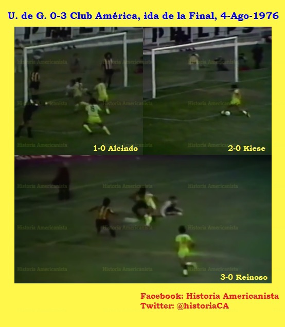 Historia Americanista 🏆🏆🏆 TriCAmpeón (@historiaca) on Twitter photo Hace 45 años, el miércoles 4 de agosto de 1976, el <a href="/ClubAmerica/">Club América</a> le ganó 3-0 a la U. de G. la ida de la final.
Los goles fueron de Alcindo, <a href="/hkiese/">Hugo Kiese</a> y la rabona para la eternidad de <a href="/Carlos8Reinoso/">Carlos Reinoso V</a>
Historia completa en:
facebook.com/67017549303512… Hace 45 años, el miércoles 4 de agosto de 1976, el <a href="/ClubAmerica/">Club América</a> le ganó 3-0 a la U. de G. la ida de la final.
Los goles fueron de Alcindo, <a href="/hkiese/">Hugo Kiese</a> y la rabona para la eternidad de <a href="/Carlos8Reinoso/">Carlos Reinoso V</a>
Historia completa en:
facebook.com/67017549303512…