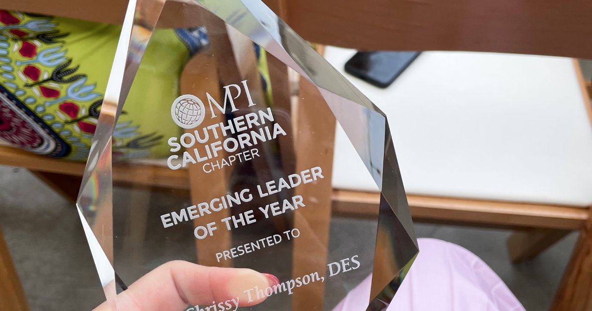 dynamoeventsco's tweet image. Super excited to announce that our founder &amp;amp; CEO, Chrissy Thompson, was awarded "Emerging Leader of the Year" by @MPISCC!! ✨👏

#DynamoEvents #MPISCC #EventProfs #DigitalEventStrategist