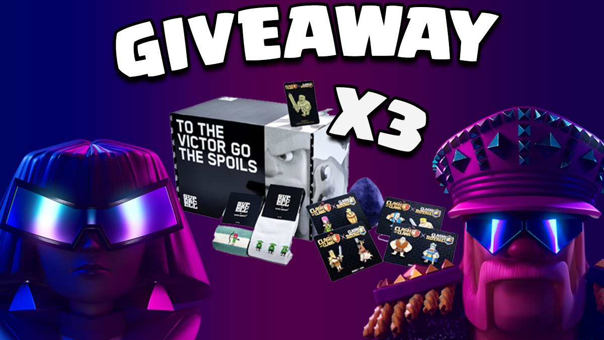 CarbonFin's tweet image. 🎉 GIVEAWAY 🎉 x3 Supercell Merch Boxes!!

How to Enter: 
✅ Follow
✅ Retweet
✅ Tag a Friend 

👑Winners will be selected August 11th

#ClashOn #ClashofClans #Giveaway