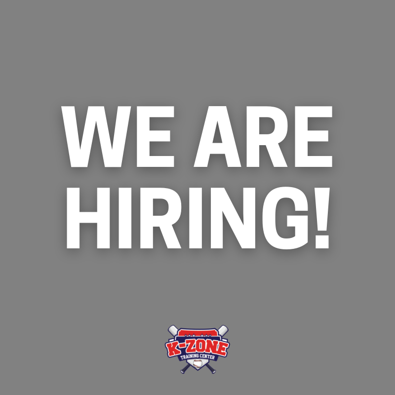 KZoneTraining's tweet photo. NOW HIRING // We are looking to add one person to our team part time! 9-12 hours a week. $13.00/hour⁠
⁠
Must be available afternoons and weekends⁠
⁠
Stop by during business hours to pick up an application or email us at info@kzonebpcages.com and ask for one.⁠ https://t.co/JarVPWzsUS