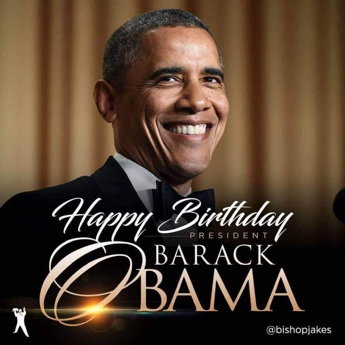 Happy birthday President Barack Obama! My birthday is this month too! Happy 60th! 