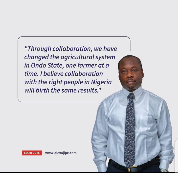 OfficialwaleM's tweet photo. Ondo state has always been know for Agriculture and hardwork
Chief Alex Ajipe is a clear demonstration these are the kind of Men we need in the affairs of our government. We don tire for oldskool leaders
#freshideal
#Ajipe23 https://t.co/S13hQ3WpCm