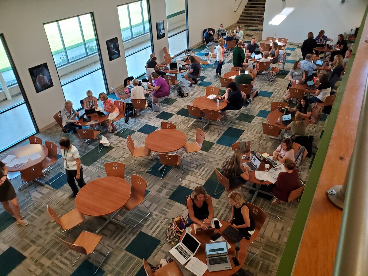 Coach_Binkley's tweet image. Busy #PD day here at #SCS. #StrongTech and tech coaches held an Open Campus for tech help and introduced our new online Professional Learning platform #MustangUniversity.