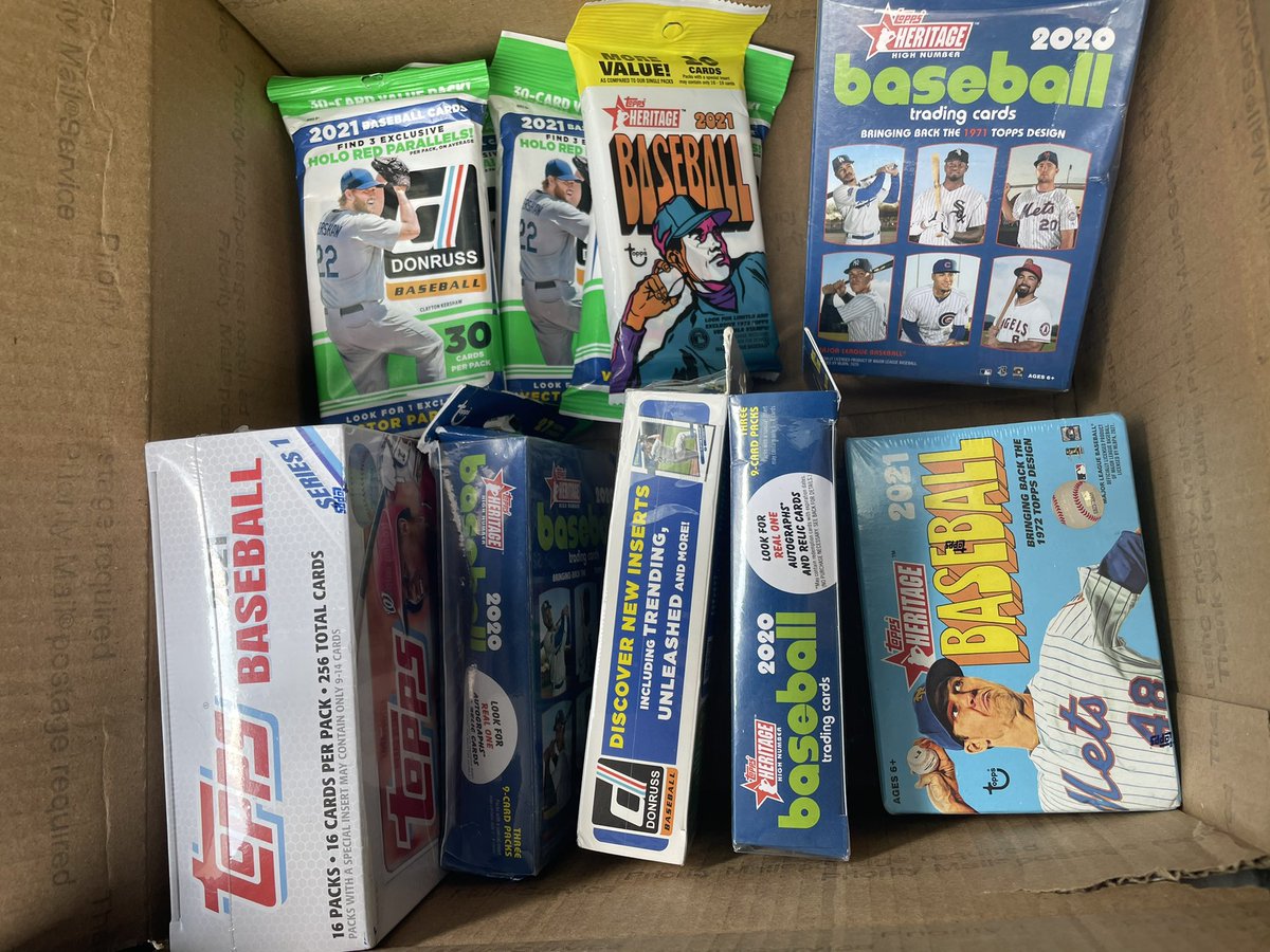 theboxplug's tweet image. Mixed Baseball Box Take all for $75 Shipped