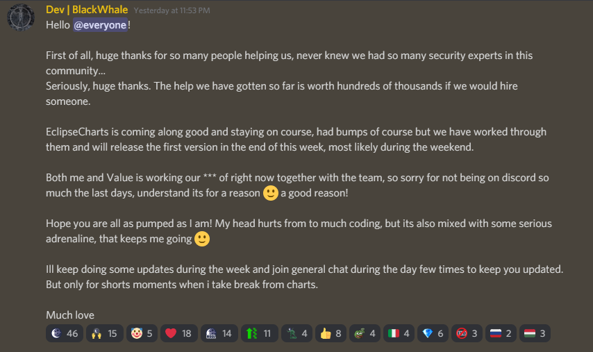 token_eclipse's tweet image. EclipseCharts are coming! Stay tuned everyone #eclipsetoken