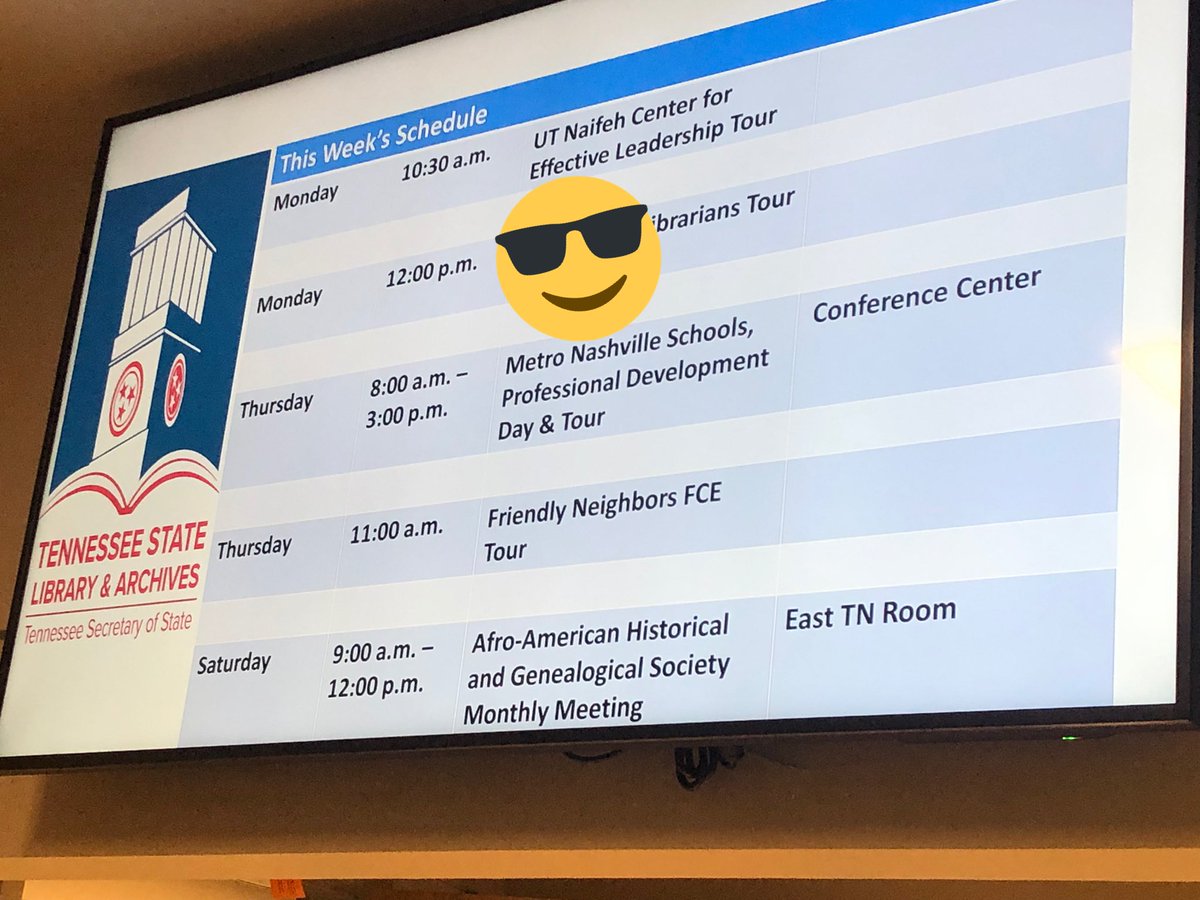 LindsKimery's tweet image. Super excited for our professional learning day with librarians and computer science teachers! See you at the new TN State Library &amp;amp; Archives! #mnpslibhack #TEL #TSLA @MNPSLibraries @MNPSLearningTec @zoobeanreads @MackinVIA @NewsLitProject @LimitlessLib @EVERFIK12