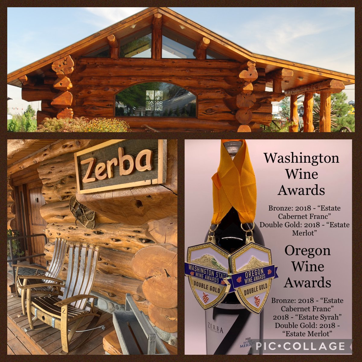 Once again #orwine does not disappoint… or wait, is it #wawine … Why not both!!! @zerbacellars has received medals in both the <a href="/wawineawards/">@WAWineAwards</a> and the #orwineawards!

With their beautiful scenery and THREE tasting rooms, you can travel and taste Zerba’s #wine almost anywhere!