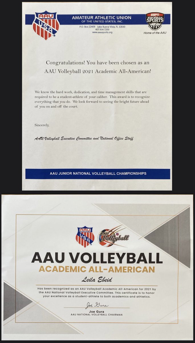 Leila A. Ebeid (@ebeidleila) on Twitter photo So humbled and honored to have been chosen as <a href="/AAUVolleyball/">AAU Volleyball</a> All-American. @SlingerSET <a href="/AdversityWi/">Adversity Wisconsin Volleyball Club</a> <a href="/BadgerRegionVB/">BadgerRegionVB</a> <a href="/SlingerOwlsAD/">Owls AD</a> <a href="/mro_shs/">Phil Ourada</a> So humbled and honored to have been chosen as <a href="/AAUVolleyball/">AAU Volleyball</a> All-American. @SlingerSET <a href="/AdversityWi/">Adversity Wisconsin Volleyball Club</a> <a href="/BadgerRegionVB/">BadgerRegionVB</a> <a href="/SlingerOwlsAD/">Owls AD</a> <a href="/mro_shs/">Phil Ourada</a>