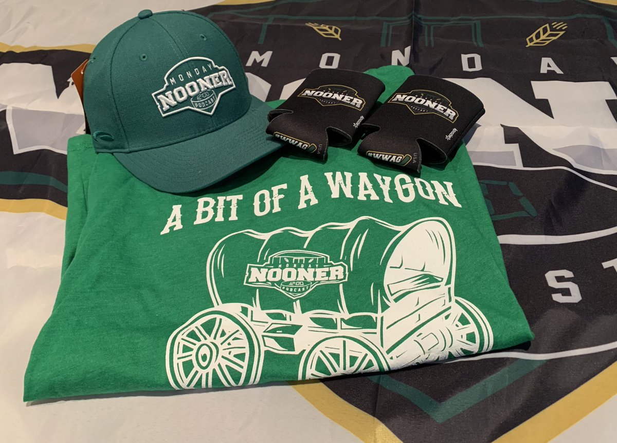 MondayNooner's tweet image. 🚨GIVEAWAY🚨

#WWAG win some green Nooner gear in time for Riders season?! 

All you need to do:

-Follow us
- Retweet this tweet 

Winner will be announced on Thursday, Aug 5th.