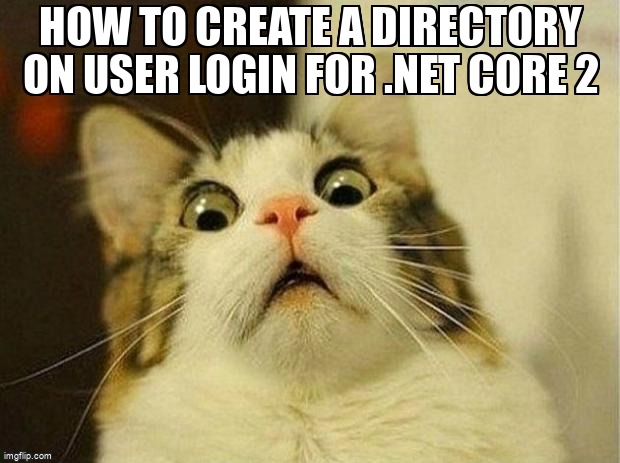 overflow_meme's tweet image. How to create a directory on user login for .NET Core 2 stackoverflow.com/questions/4721… #aspdotnet #aspdotnetcoremvc