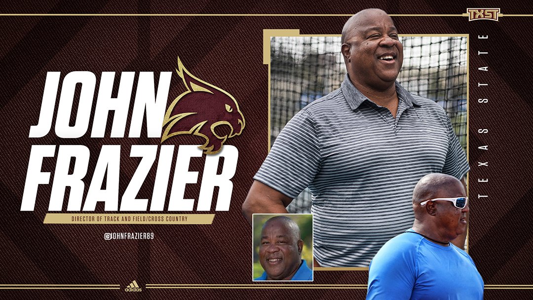 John Frazier Named Texas State’s Track &amp; Field/Cross Country Director bit.ly/3fo8yOT