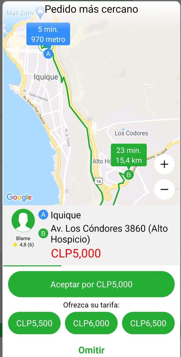 GallineroIQQ's tweet photo. Para quienes trabajan en APPS de Transporte este sujeto es del @MTTTarapaca #iquique
Los vas a buscar y te partea! https://t.co/Eq6JRWDpBZ