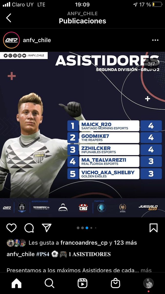 ma_tealvarez11's tweet photo. Primera semana en segunda 🥴
@anfv_chile https://t.co/VSOzzPEExj