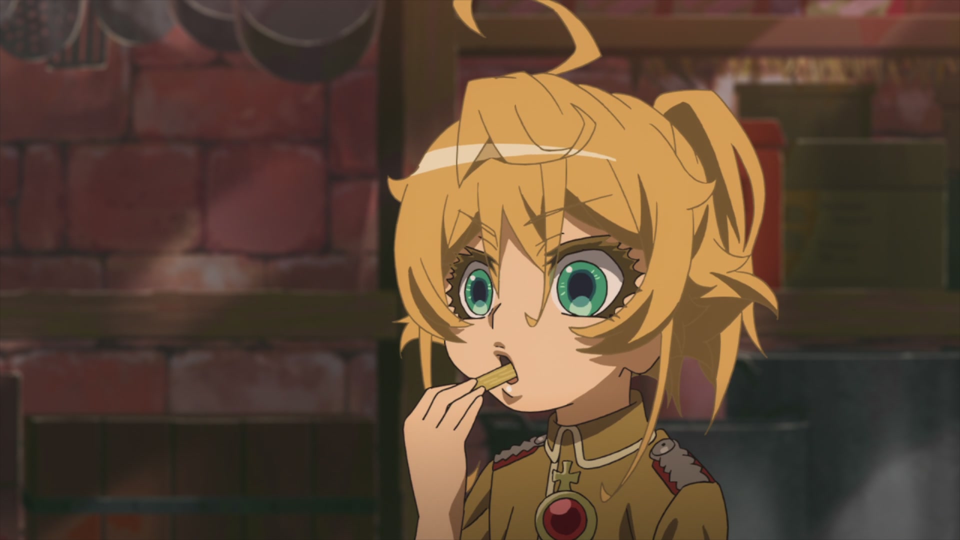 ていぽん 配信開始になった 幼女戦記 砂漠のパスタ大作戦 を見ました イベント限定上映だった新作 イタリア軍の都市伝説的なジョーク話が元ネタ 砂漠で水不足の中でもパスタ食べたい的な話 劇場版の前日譚らしい ガルパンのアンツィオ高校を