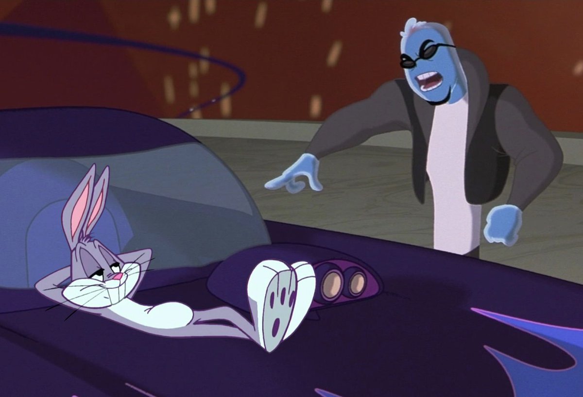 When he doesn’t take naps on my car, Bugs is a great guy ta chill with.

Pretty lucky ta be in th’entertainment biz wit’ dis legend. 😎🐰🔬