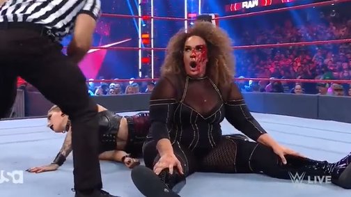 Nia Jax Got Busted Open During This Week’s WWE Raw Episode 2