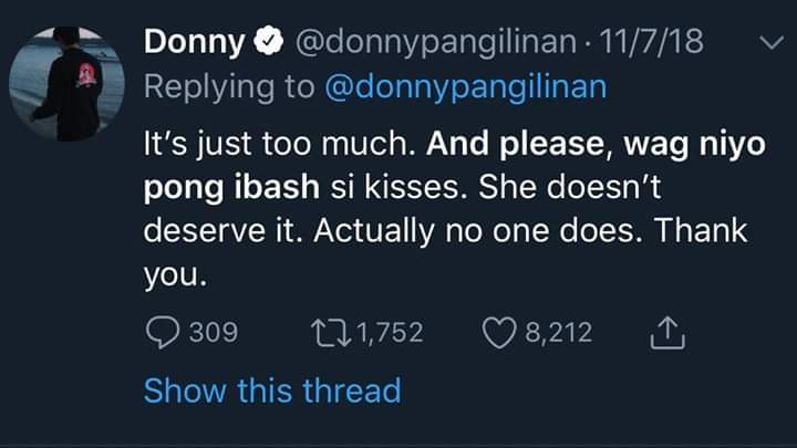 Dkchella's tweet photo. Sa mga bashers po ni Kisses my pinapasabi po si @donnypangilinan 💖

KIRSTEN DANIELLE DELAVIN
#KissesDelavin | @KissesDelavin 
#Kisses4Universe

DonKiss Family
#DonKiss | #DonKissFam https://t.co/OqcJRFDf1m