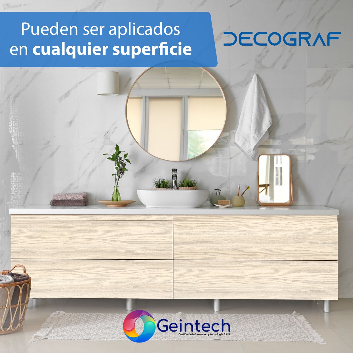 Geintech's tweet photo. Renueva tus muebles de una forma fácil y rápida con vinilos decorativos de Neschen #easySTYLE

Ventajas:

• Aplicación rápida y sencilla
• Amigables con el planeta
• No dejan residuos 
• Aplicación sin burbujas
• No se encogen
• Son resistentes a químicos https://t.co/a4qqSGi7NP