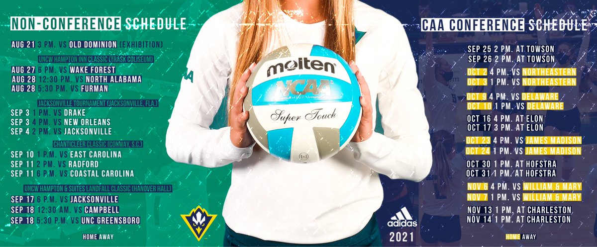 UNCWVolleyball's tweet photo. Are you ready? Cause it’s here. 🔥 https://t.co/LQX2TLyZGU