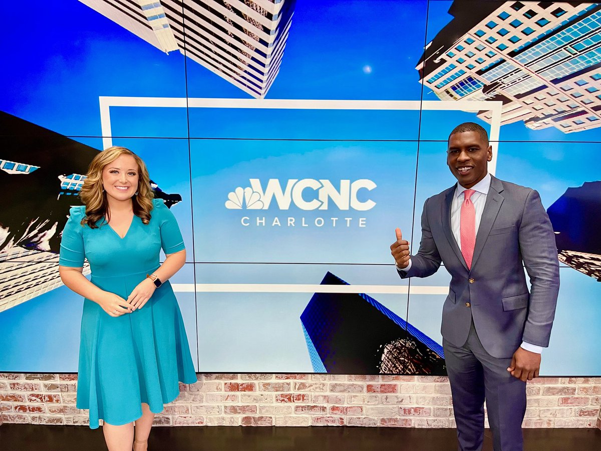 cbkmediamgt's tweet photo. Team CBK is officially in full effect at @wcnc in Charlotte, NC. Today was day one for clients @WeatherBrittany (Weekend Morning Meteorologist) and @KJJacobsWeather (Weekend Evening Meteorologist). Congrats to Brittany and KJ! #Meteorologists #CharlotteTVNews #TeamCBKx2 https://t.co/fMIt0LJgLo