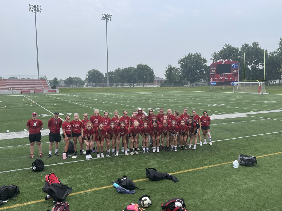 AdyStednitz's tweet photo. I had a great time at the Hastings College ID Camp on Saturday! Thank you for the great experience, @OvendaleJD @HastingsWSoc https://t.co/EMfQYI7jhv