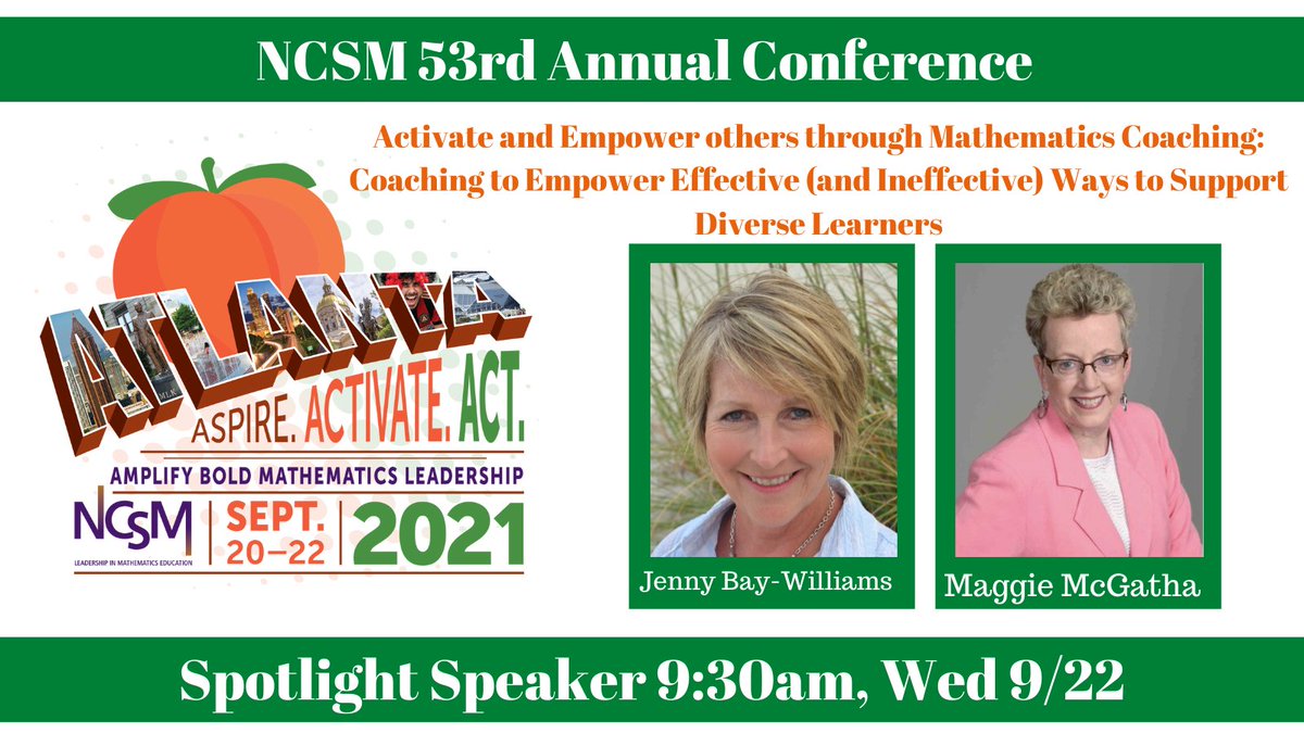 Effective equitable mathematics teaching includes supporting &amp; challenging students. We will explore research-based effective (and ineffective) mathematics teaching strategies for these learners. <a href="/jbaywilliams/">Jennifer BayWilliams</a> #ncsm21 Register at bit.ly/NCSM2021 <a href="/NCTM/">NCTM</a>