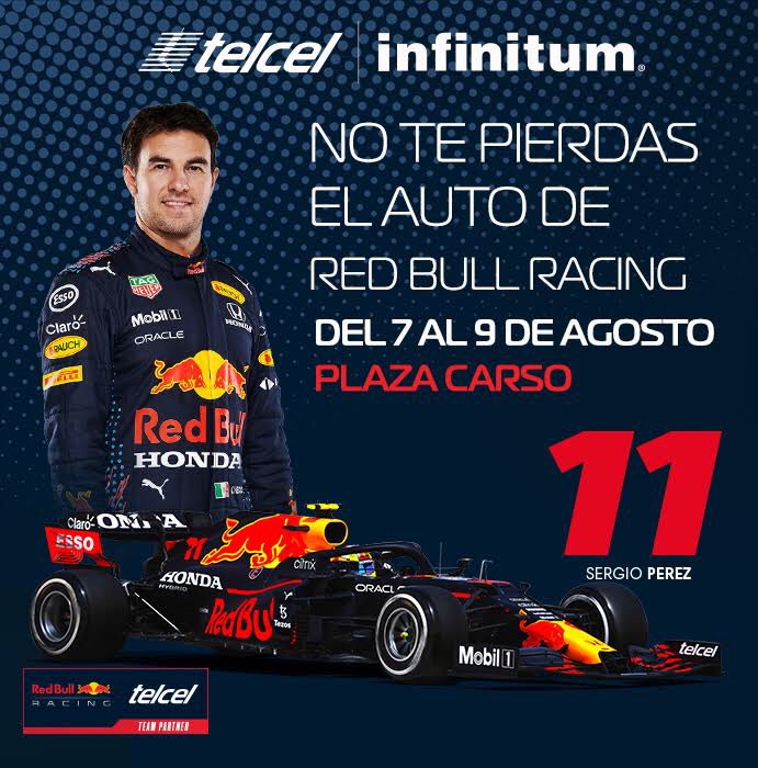 ⚠️Noticia de última hora⚠️ 

¡Ya llegó el auto de <a href="/redbullracing/">Oracle Red Bull Racing</a> a México! 🇲🇽 🏎💨

💙 Allá nos vemos 👋😉🏁 

 #TeamCheco
