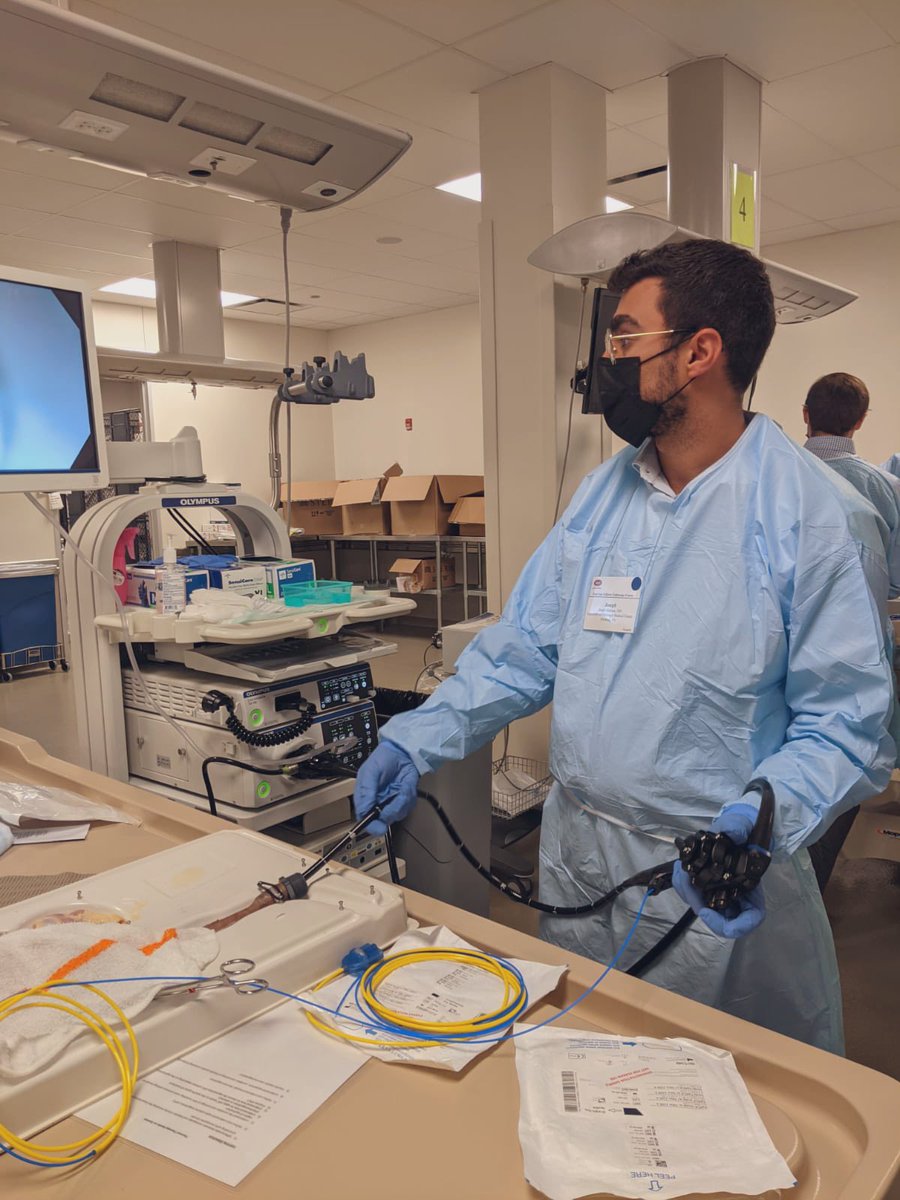 JosephHabibi_MD's tweet photo. Grateful at @ASGEendoscopy’s #firstyearfellow #endoscopy course. A great chance to grow together with my @PittGILiverNutr team and reunite with fellows from @CCF_IMCHIEFS. We thank our coaches @priyakathpalia @AparnaRepakaMD @Aketwaroo and many more #GITwitter https://t.co/j4u2FaoIMG