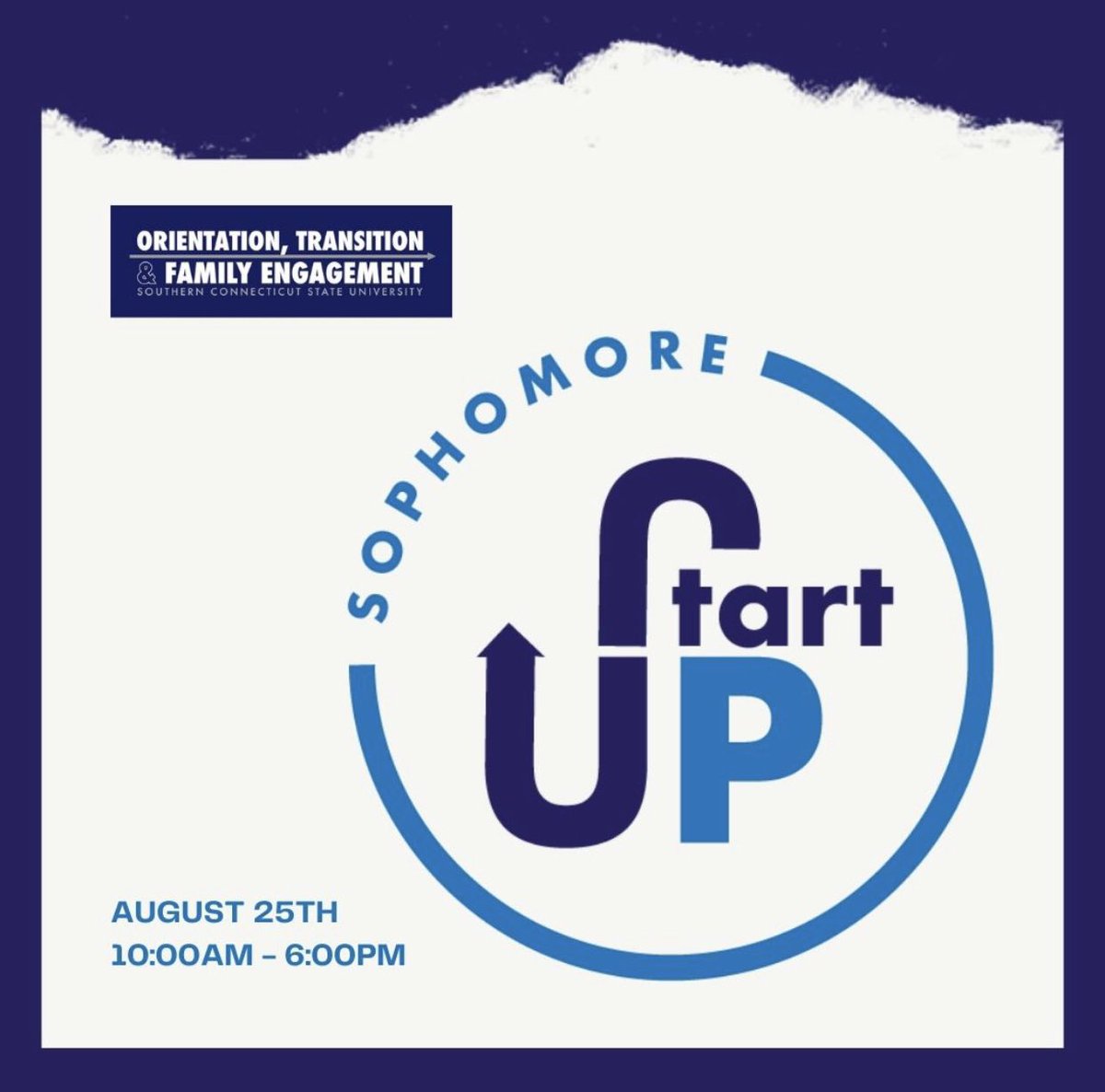 SCSUOrientation's tweet photo. Attention Sophomores!
Weโre so excited to have you back on campus and have a lot planned for you!
Mark your calendars and be on the lookout for more information ๐ฆ
#SCSUOwls #SophomoreStartUp https://t.co/SLhWkZPbDu