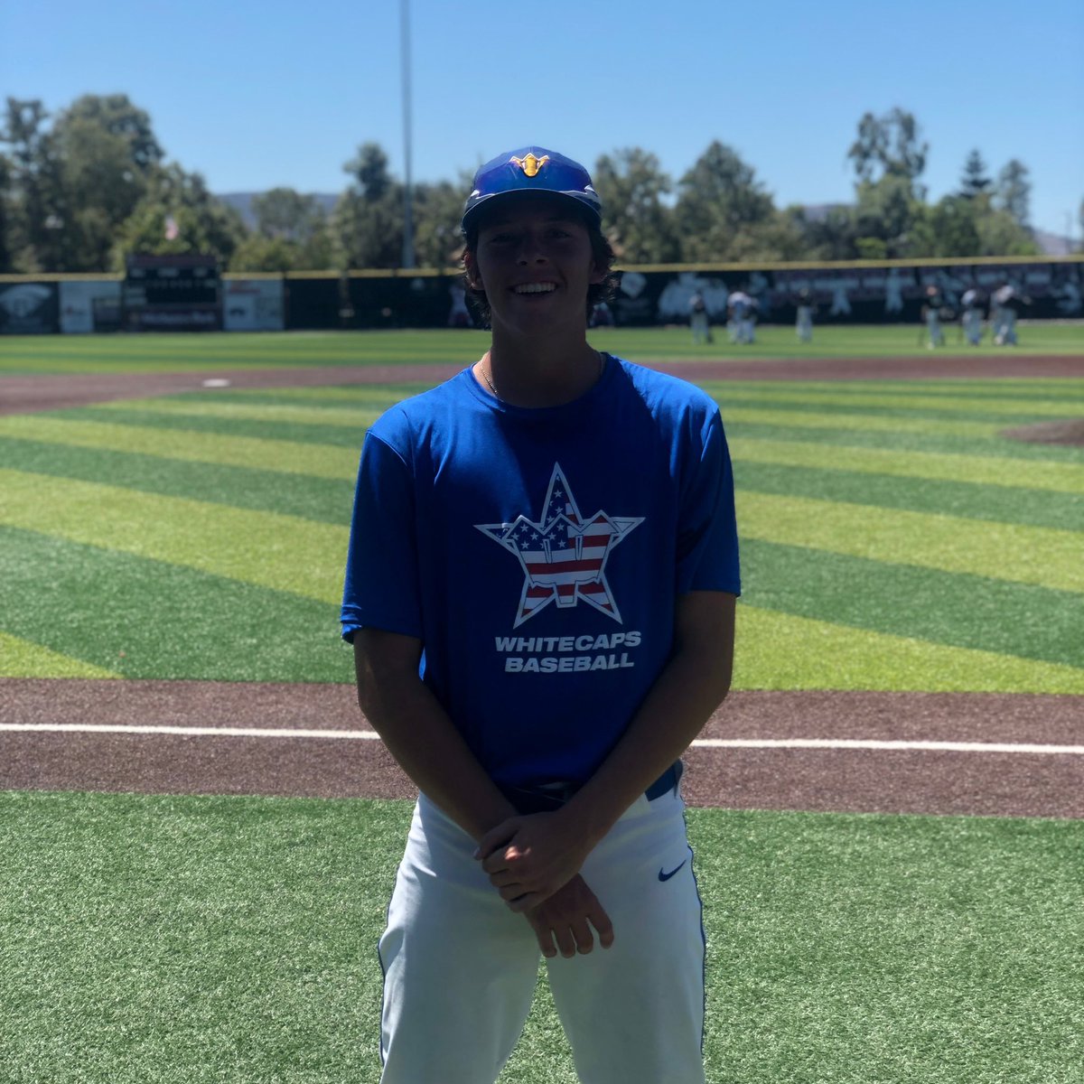 WBAcademyOC's tweet photo. Amazing outing today from @marty_rottach 
69 pitch COMPLETE GAME to get the 3-0 win for the Caps today! https://t.co/QMUbDldyUd