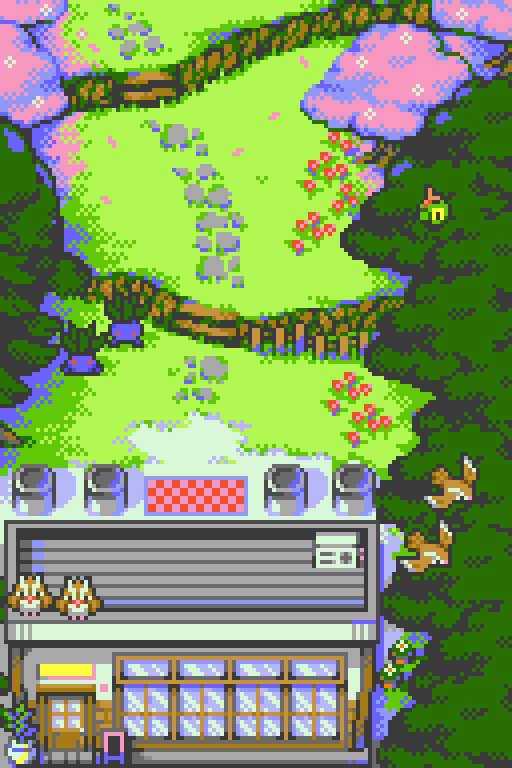 fiopico's tweet photo. my redraw of the little area by viridian forest for the kanto redrawn project!! please click for the full pics~

#kantoredrawn #pokemonredrawn #pixelart https://t.co/V67YKReNBM