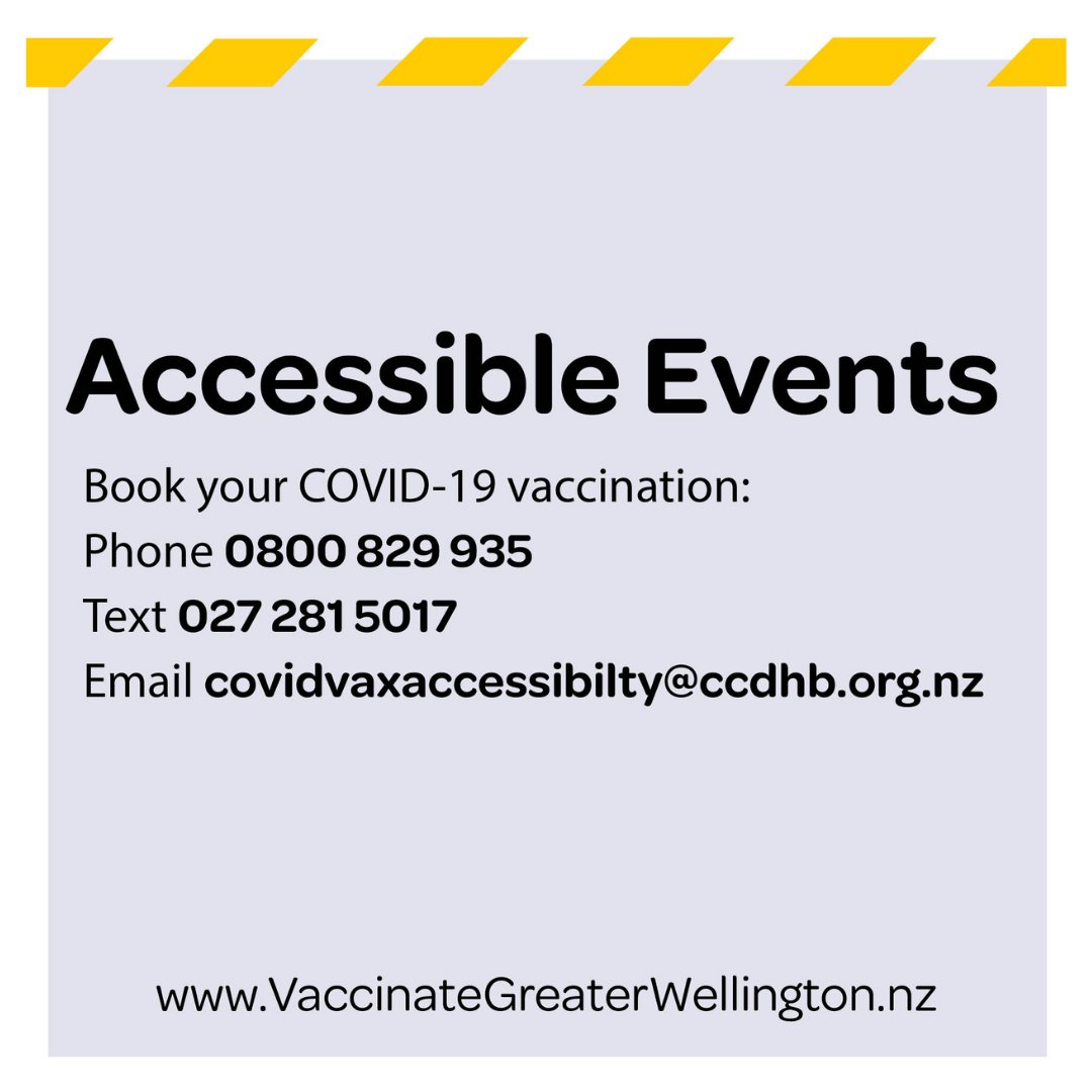 Everyone 16 and older, who has a disability, impairment or long-term health condition, can book an appointment for their COVID-19 Vaccination.

There are a series of events, at our vaccination centres, for disabled communities with additional accommodations and support available.