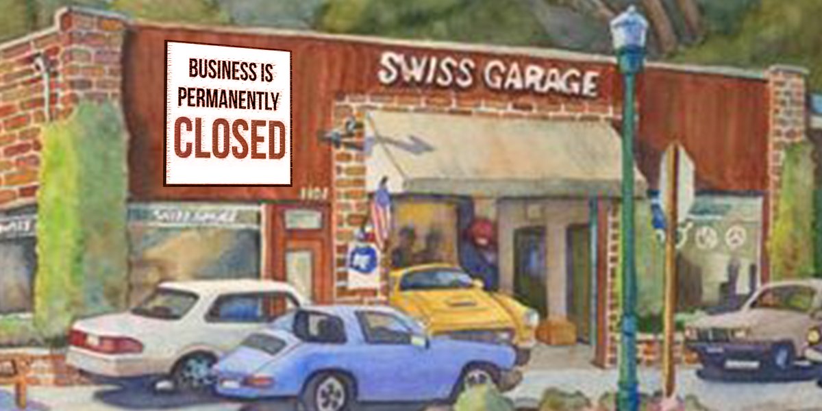 After 45 years in the auto repair field, Lars has closed his doors!  Hard to believe he was at Swiss Garage for 35 years, 20 as the owner! Thanks to the community for the support over the years, but it's time to start the next chapter of his life.