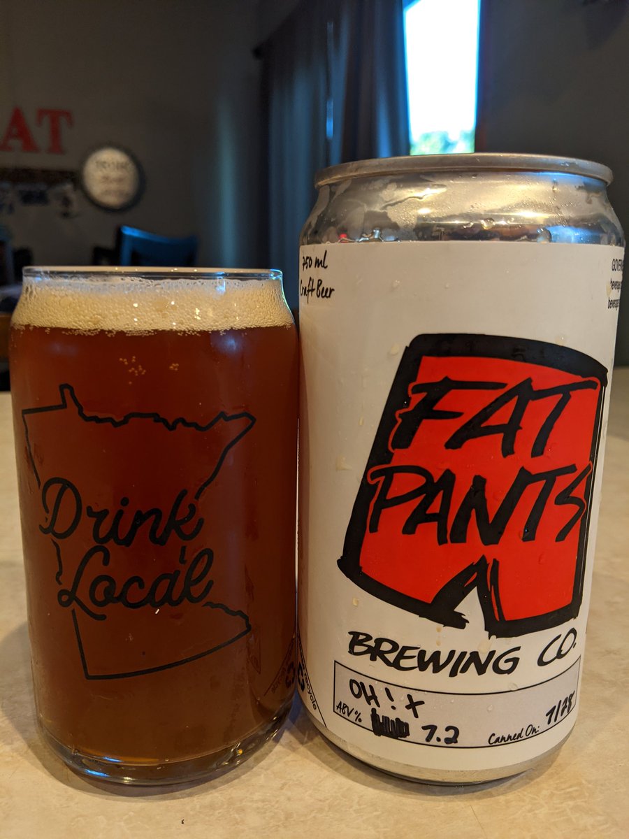 Oh! IPA from <a href="/FatPantsBrewing/">Fat Pants Brewing Co.</a> in Eden Prairie. #CraftBeer