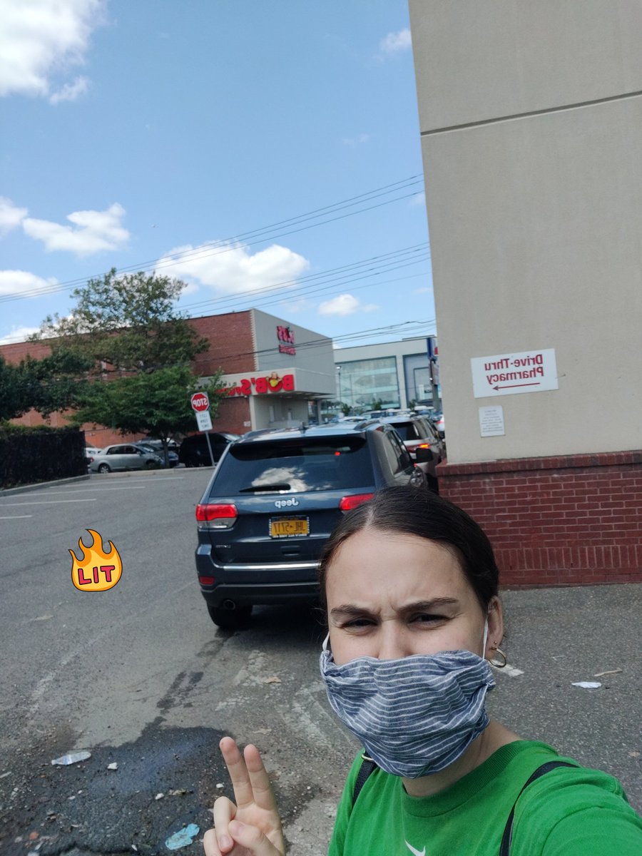 marissabuy's tweet photo. i went to many city MD and cvs because of the surge and finally got tested walking thru a drive thru. it's ok tho de Blasio and Raekwon are rebirthing nyc according to todays press conference https://t.co/XYk8nkx3Rc