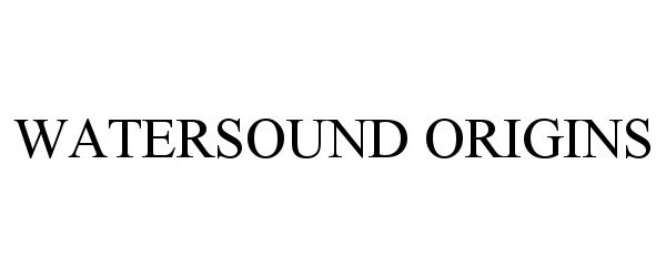 WATERSOUND ORIGINS has been filed for trademark by The St. Joe Company uspto.report/TM/90855456 #WATERSOUNDORIGINS $JOE #WATERSOUND #ORIGINS
