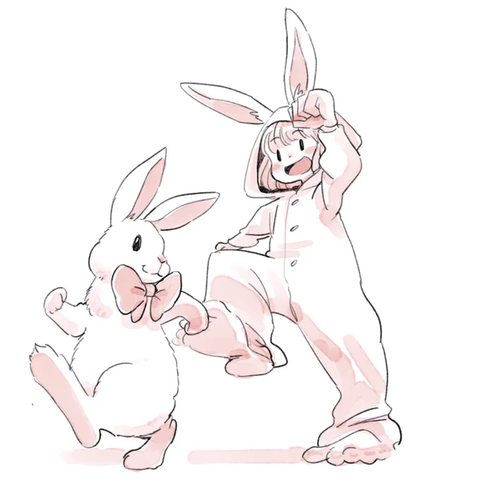 すぎたけど
#バニーの日 