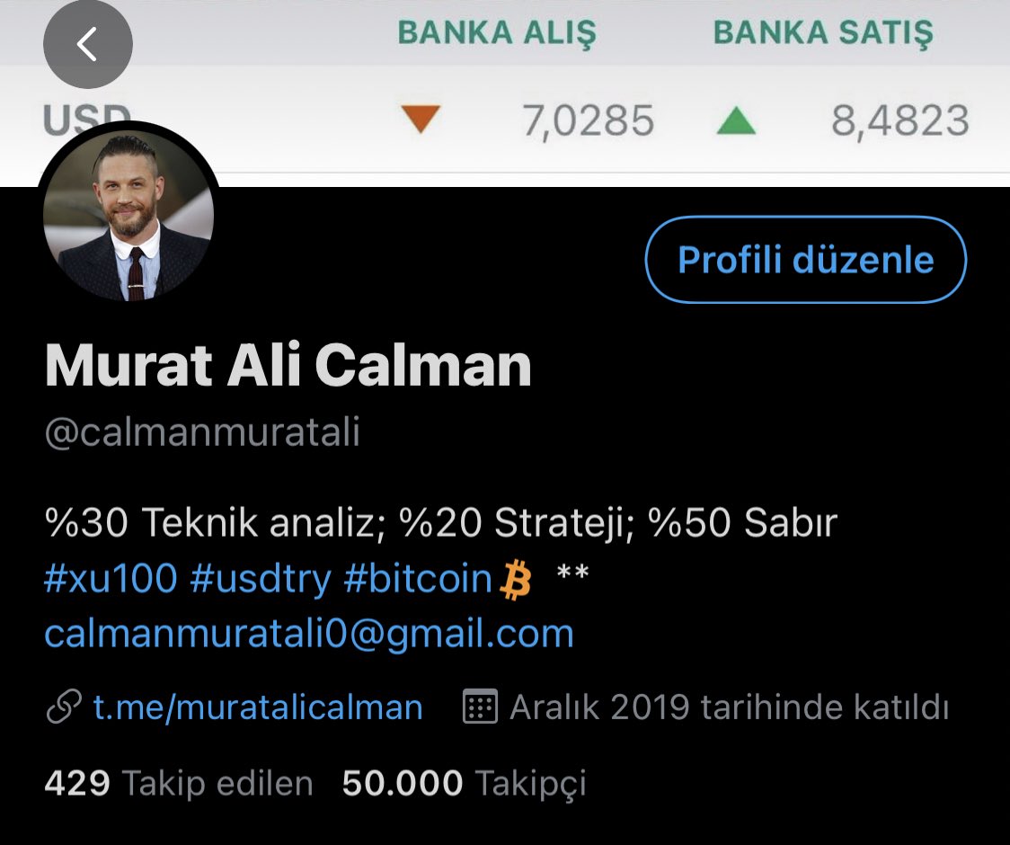 Dostlar 50bin kişilik koca bir aile olduk.

Bu benim olduğu kadar sizlerin de başarısı. Bana destek olup motivasyonumu yüksek tuttuğunuz için sizlere minnetarım.

Bu minnetarlığımın göstergesi olarak #icxusdt'den kazandığım 23bin lirayı like ve RT yapan 10 arkadaşa dağıtacağım...