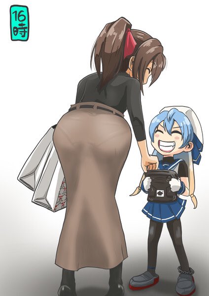 #今月描いた絵を晒そう
当初その気はなかったのに提督は干からびた 