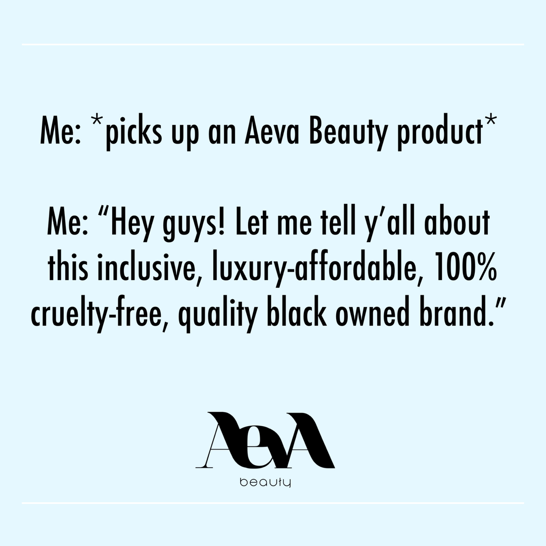 When they ask what’s our mission we hit them with all the FACTS 🤸🏾‍♂️ and that’s on forever! 🥰 We Thrive on being a brand with all these qualities 🤍

#aevabeauty  #shopblackowned #blackownedbeauty #affordablebeauty #affordableproducts #melaninmagic✨