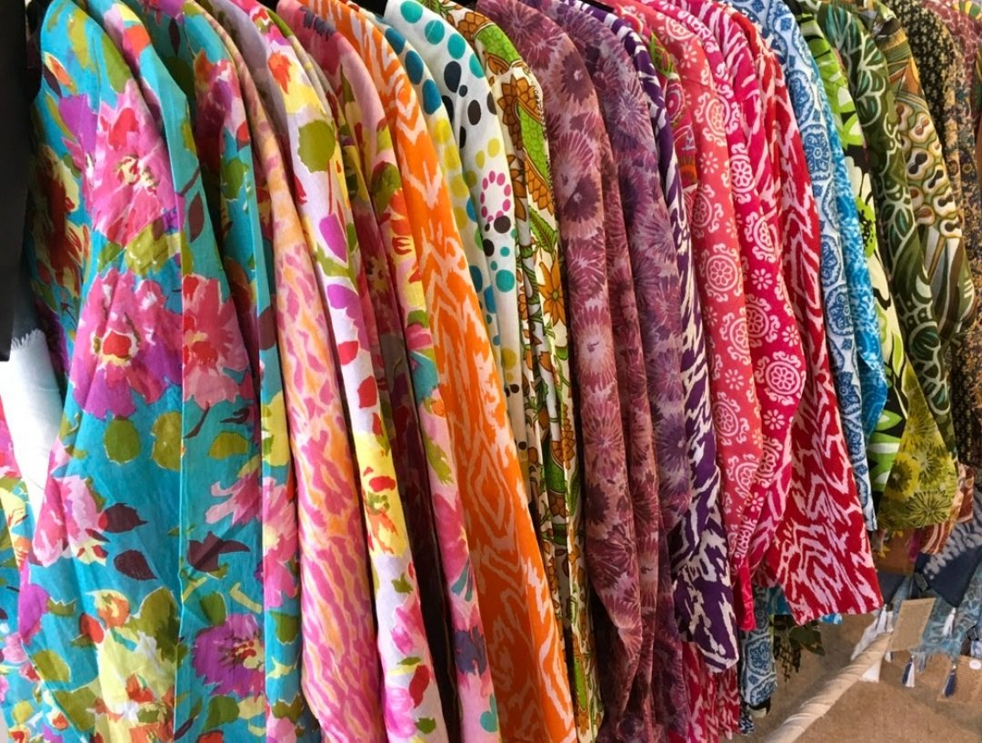 Now at LuLi Boutique! ☀️ For the hazy, hot, humid days of August, these tunics will make you feel super cool! Newly loaded rack with a great selection - only $20! Also check out our half off rack! Open Monday - Sat 10-5.