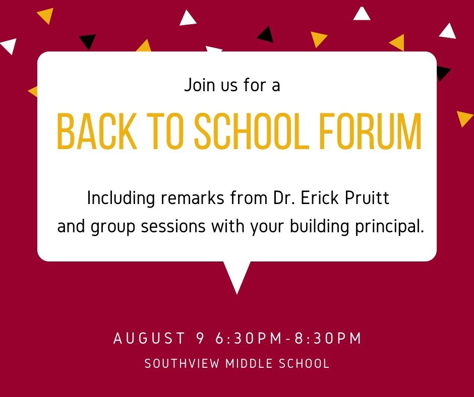 The Ankeny Community School District will host a back to school forum on Monday, August 9 from 6:30pm-8:30pm to discuss overall COVID-19 expectations and mitigation practices for the upcoming school year and to collect parent feedback and ideas. Stay tuned for more info!